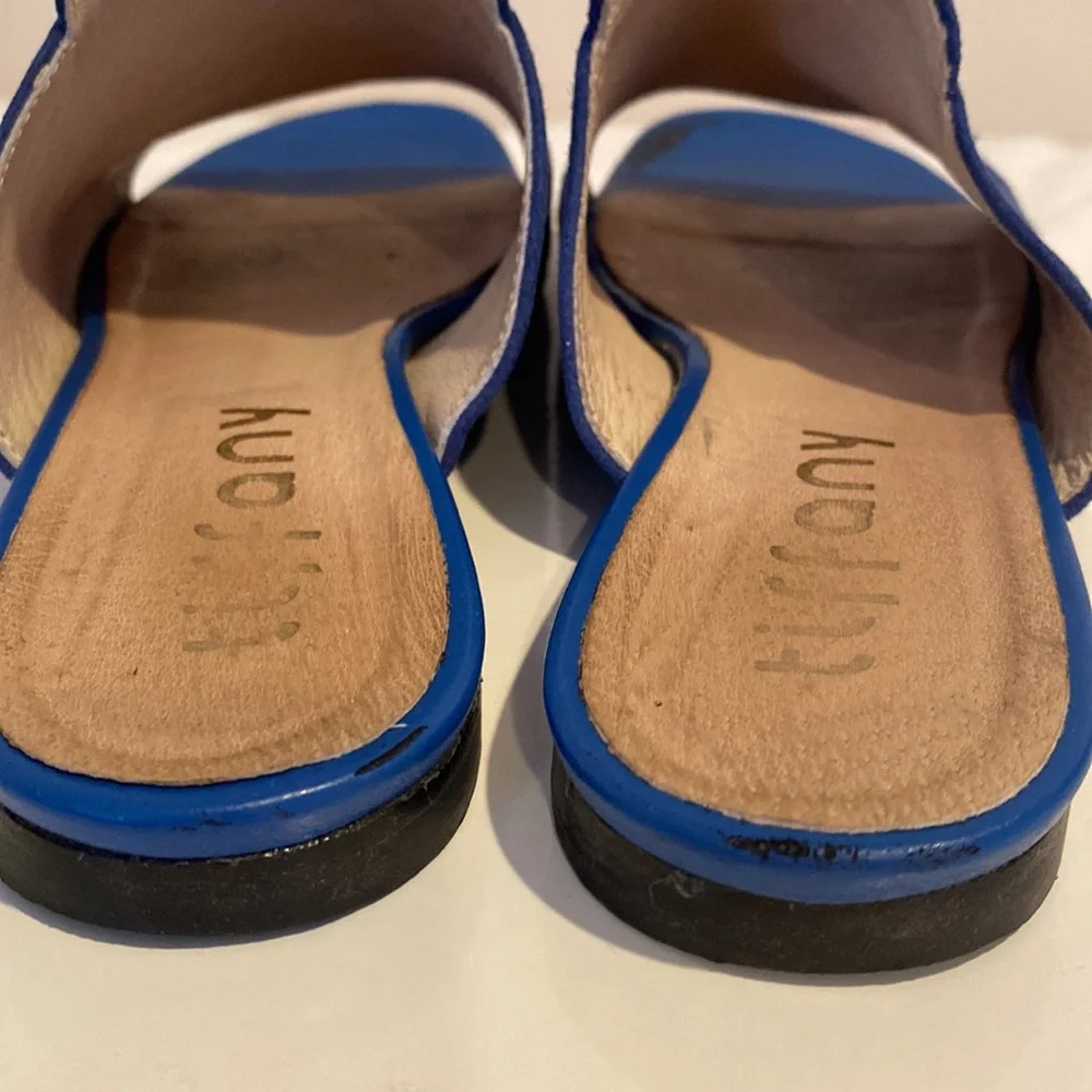 Tiffany Blue Suede Sandals size 39 US size 8 - Picture 4 of 6